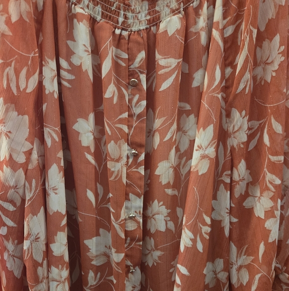 Floral Women's Top - Pink - Picture 5 of 14